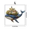 Castle On A Shell Wooden Puzzle Irregular Animal Shape Pieces Flat Wooden Puzzle