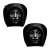 Anti-fouling Car Seat Protectors 2Pcs Ghost Face Headrest Covers, Halloween Horror Decorations, Easy Installation Sleeves Universal Fit Washable
