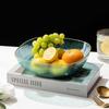 Nordic Light Luxury Gold Rim Fruit & Snack Plate Set