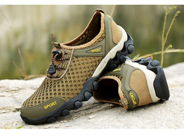 Men's Breathable Summer Hiking Sandals - Comfortable, Lightweight, Stream Tracing & Mountaineering Shoes