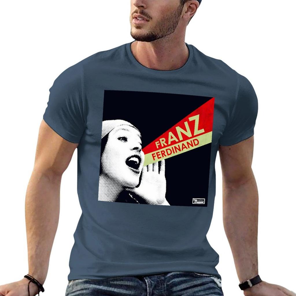 Franz Ferdinand T-Shirt Herren Grafik-T-Shirts T-Shirts für Mann Grafik Vintage T-Shirt