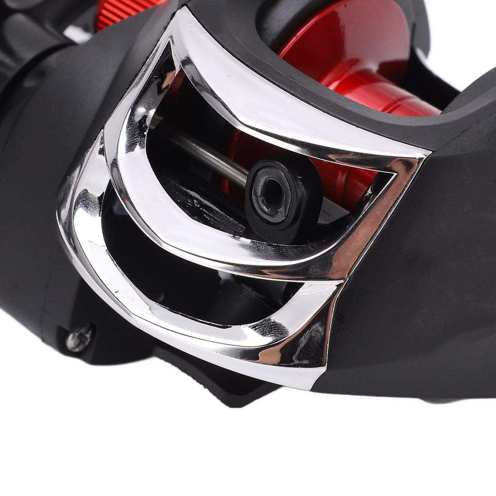 Waterproof Drag Casting Reel with Magnetic Double Sealed Bearings for Outdoor Use 17.6LB Brake, 18+1BB