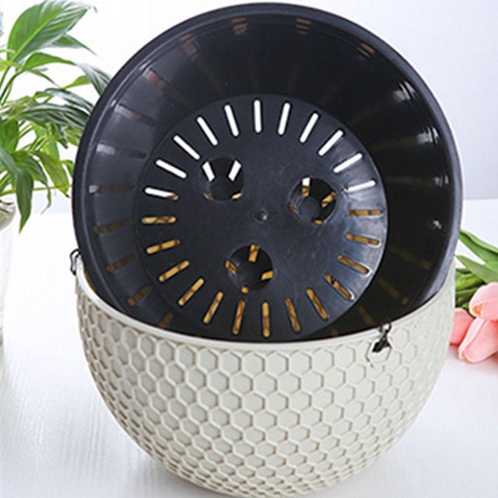 Hydroponic Hanging Flower Basket Self-Waterin Plant Pot Honeycomb Hanging Flower Pot Indoor