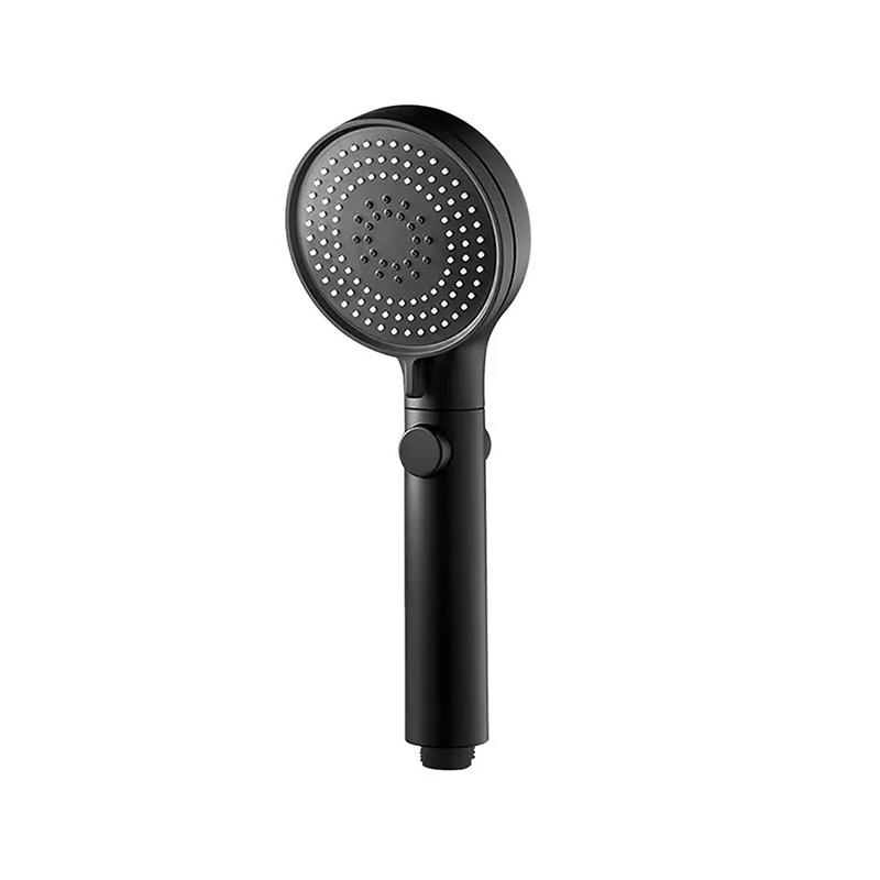 ZHIYAN Matte Black ABS High Pressure Water Saving Rain Showerhead with 3 Spray Modes Handheld Showerhead Set