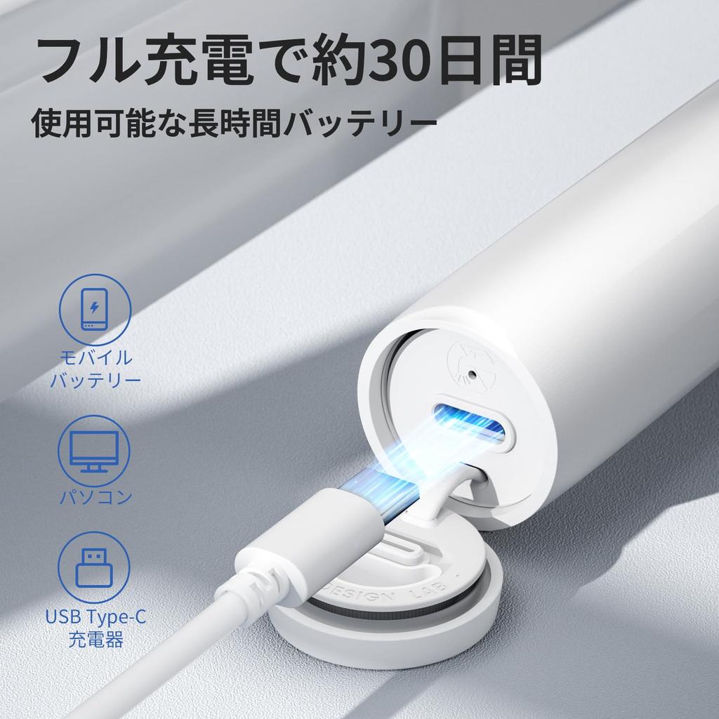 Oclean Endurance Electric Recommended by Dental IPX7 Adjustable Linear USB Fast Wall Mount Stand White Toothbrush, Associations, Waterproof,