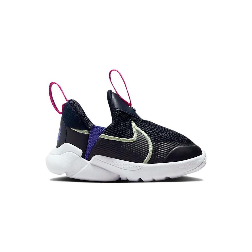 Nike Flex Plus 2 TD Navy Honeydew Baby Sneakers Blue Dark-Obsidian Fireberry DV8998-400