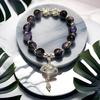 Super Fairy Forest Gradient Glass Bracelet - Chic Chinese Style Gift for Women and Best Friends, Lightweight Luxury Accessory