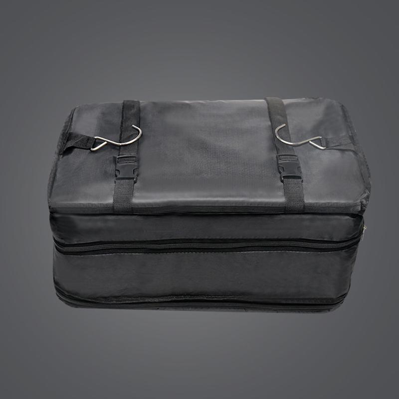 3 Tiers Travel Hanging Luggage Organizer Portable Clothes Storage Bag Large Capacity Foldable Wardrobe Garment Organizer Bag