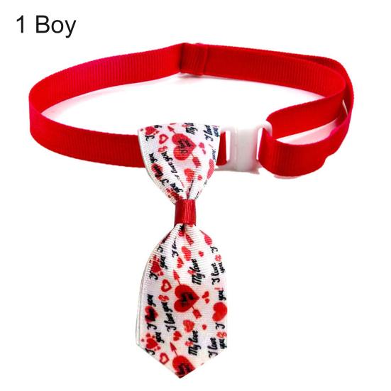 

Домашний питомец бант на шею с узором в виде сердца Декор аксессуары регулируемые домашние животные собаки кошки бант-узел