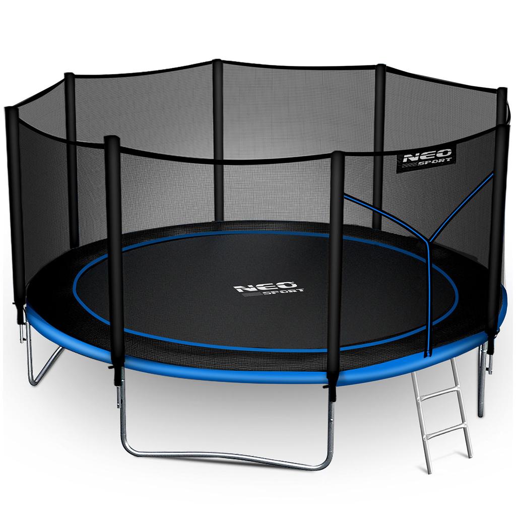 Neo-Sport Garden Trampoline 12Ft/ With External Net And Ladder