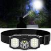 Super Bright Head Torch Portable Head Lamp New USB Head Flashlight  Camping