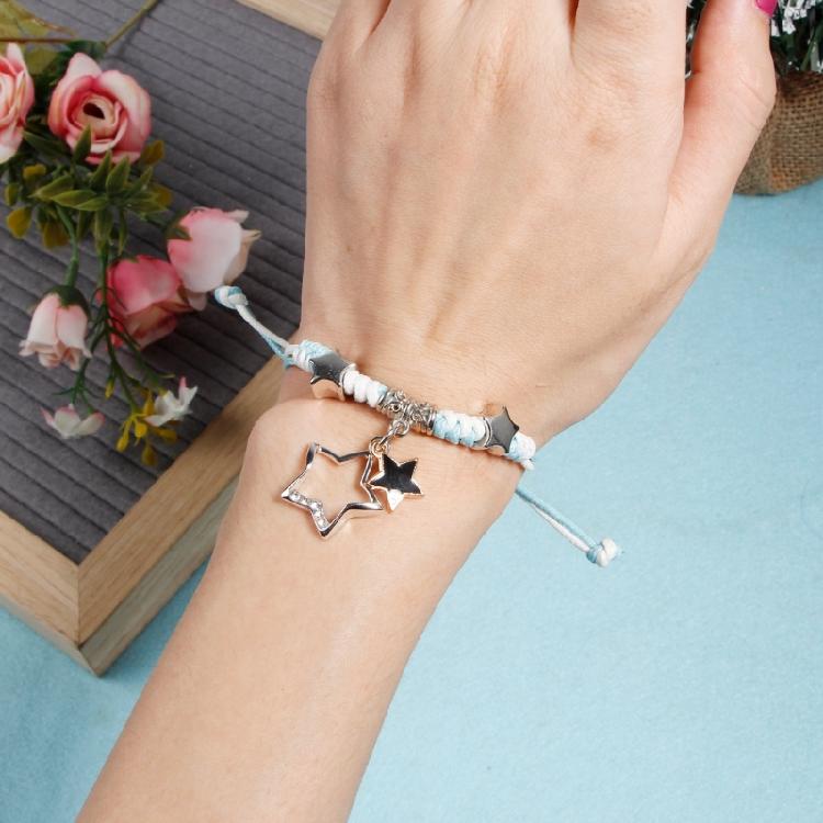 Couples' Bracelets Set Star Charm Wrist Bangle Trendy Wristwear Fashion Jewelry