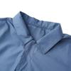 Tuta da Lavoro Estiva da Uomo con Zip - Manica Corta, Colore Unito, Design con Bavero