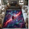 AC Mailand Bedruckter Flanell Teppich Rutschfest Weicher Polyester Boden Teppich Indoor Dekor Matte für Schlafzimmer Wohnzimmer Sofa Spielzimmer Heimdekoration