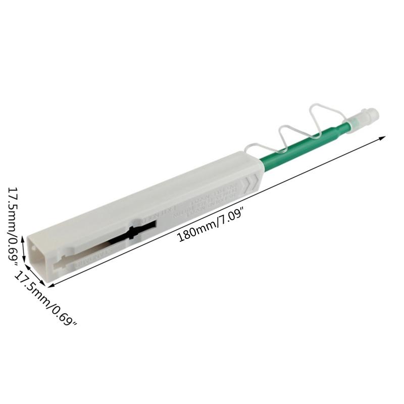 One-Click Cleaner Optical Fiber Cleaner Pen Cleans 2.5mm SC for FC ST LC MU Connector Over 800 Times