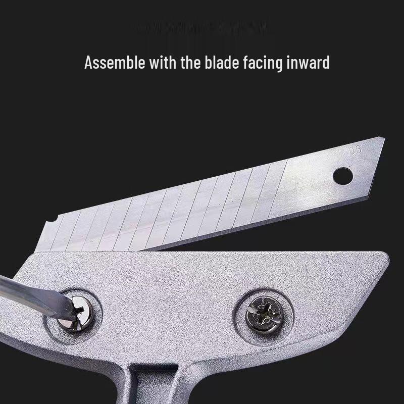 Stainless Steel Slanted Scraper Cleaning Knife 300mm