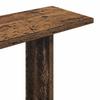 Wall Mounted Shelving Unit Brown 100 x 20 x 126 cm Engineered Wood