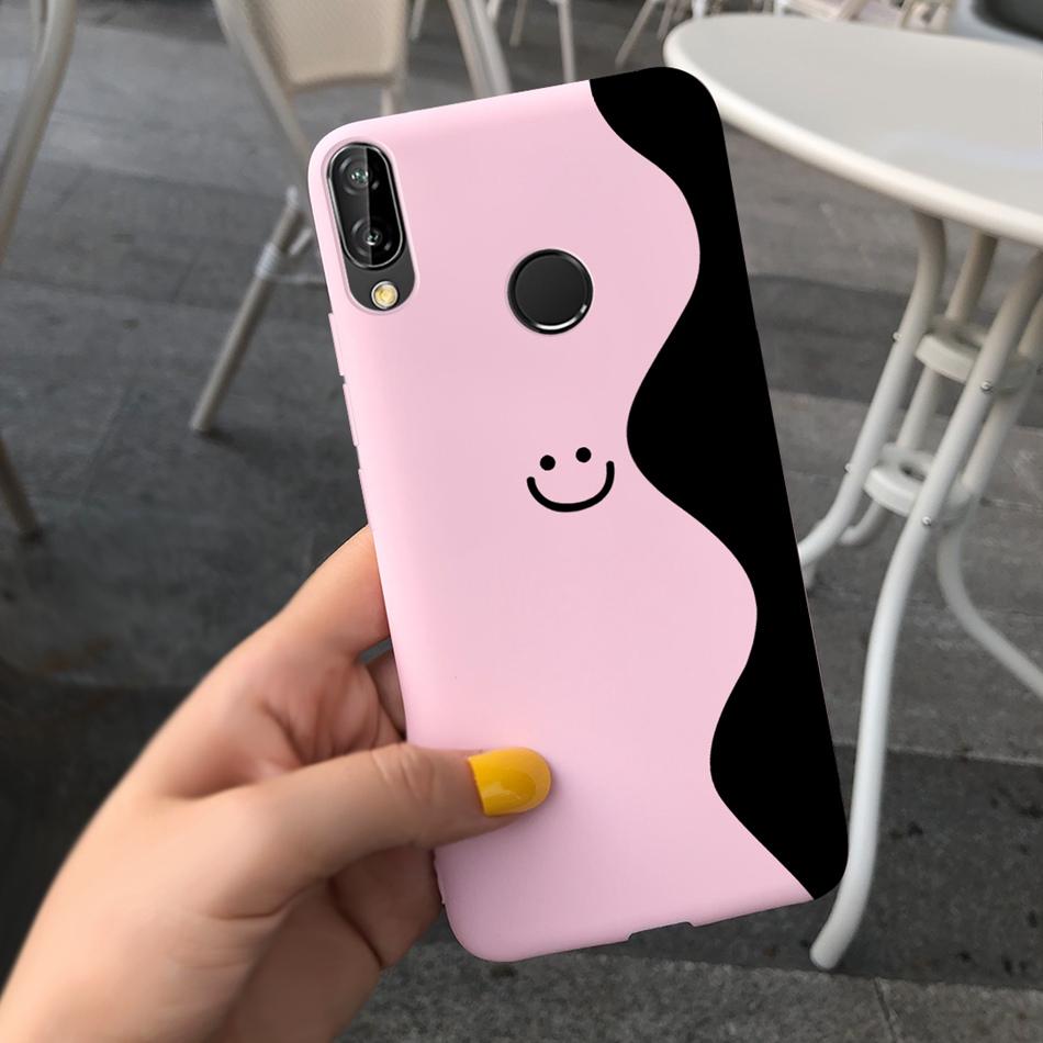 For Huawei P20 Lite Case Nova 3e ANE-LX1 ANE-LX2 Cute Cartoon Candy Color Silicone Phone Cases For Huawei P20lite Soft TPU Cover