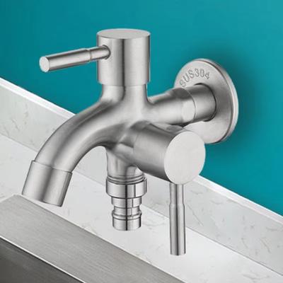 Stainless Steel Washing Machine Faucet Rust-proof Garden Water Tap  Bathroom