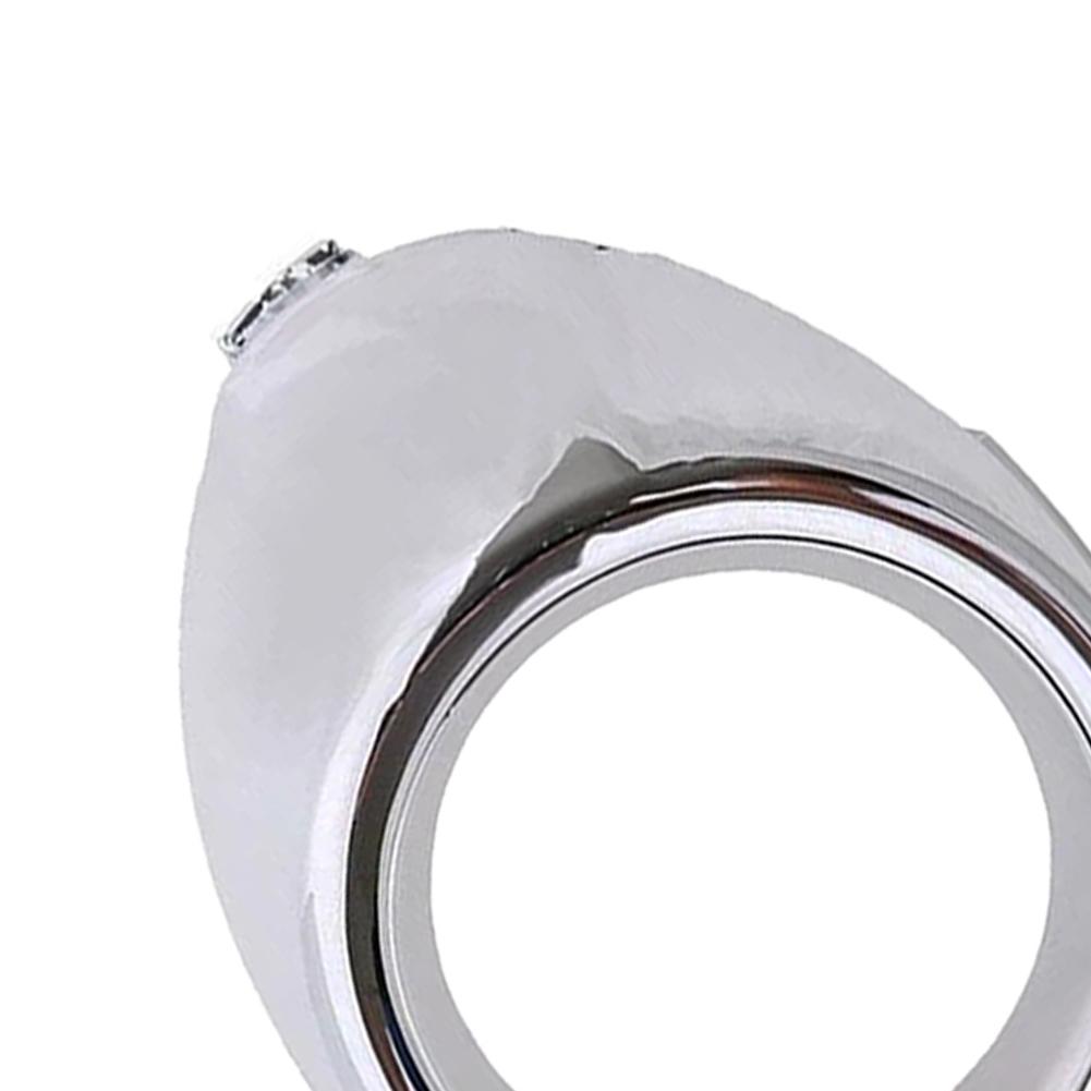 Front Left Bezel Fog Lamp Bezel For Daily Driving Use Direct Replacement Part Chrome Finish Design Easy Installation Process