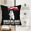 Vintage Flag Pattern Double Sided Soft Pillow Cover For Home Bookstore Decor Polyester Fabric Comfortable Skin Friendly