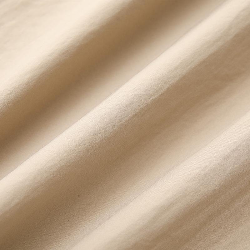 Apricot Retro Slit Midi Skirt - Women's 2024 Spring/Autumn Style, Bodycon Long Skirt