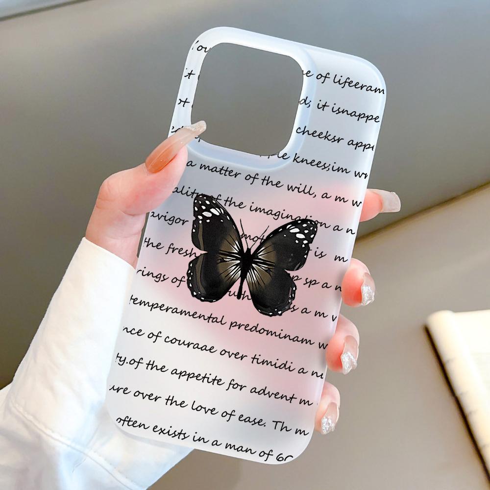 Handyhüllen für iPhone 11 13 15 Pro Max 12 14 Pro Max Hülle iPhone 16 15 Plus 13 Pro 12 Frosted Texture Painted Cartoon Flowers