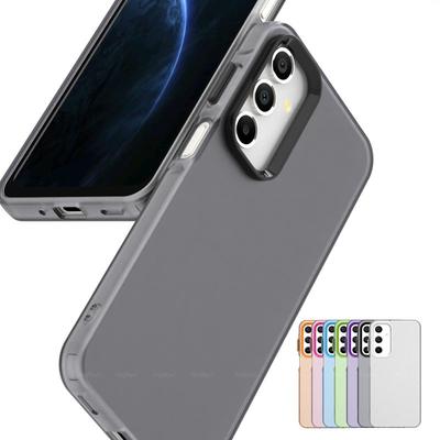 For Samsung M35 Case Cover Samsung Galaxy M35 Capas Phone Back Transparent Colour Bumper Frosted Matte Clear Fundas Samsung M35