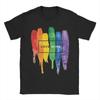 Unisex Unisex Rainbow Sunflower Love Is Love T Shirts Lgbt Gay Lesbian Pride Cotton Tops Unique Round Neck Tees Adult Tshirt