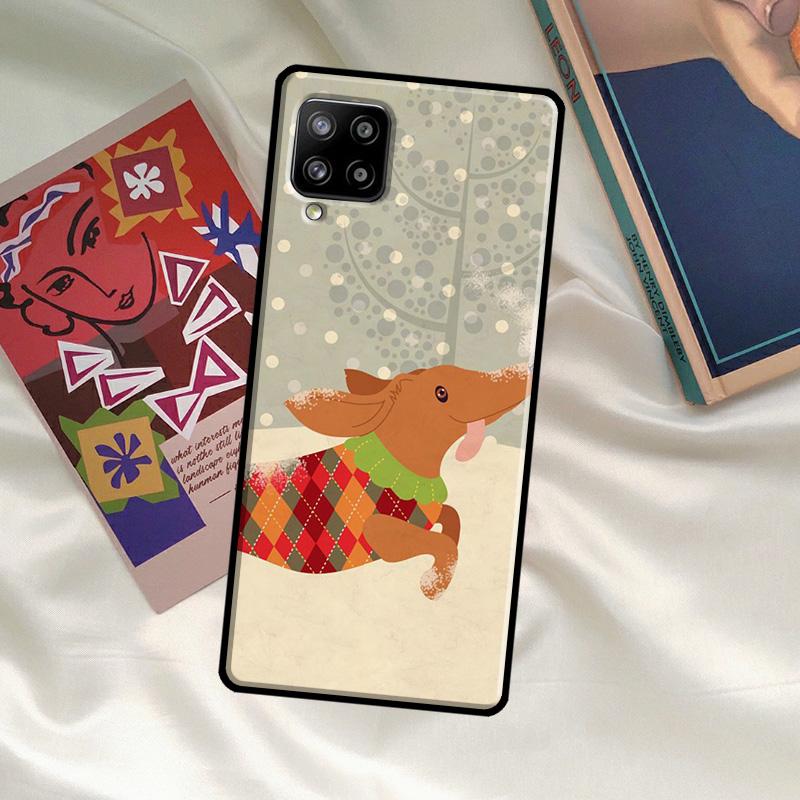 

Dachshund Silhouette Dog Case For Samsung Galaxy A56 A36 A06 A13 A53 A32 A12 A22 A52 A35 A26 A16 A55 A15 A54 A34 A14 Samsung A26