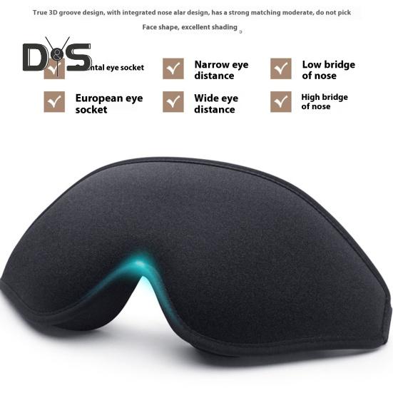 3D Sleep Cover Memory Foam Eye Masque Eyeshade Blindfold Sleeping Aid Eye Cover Soft Breathable Eye Cover for Travel