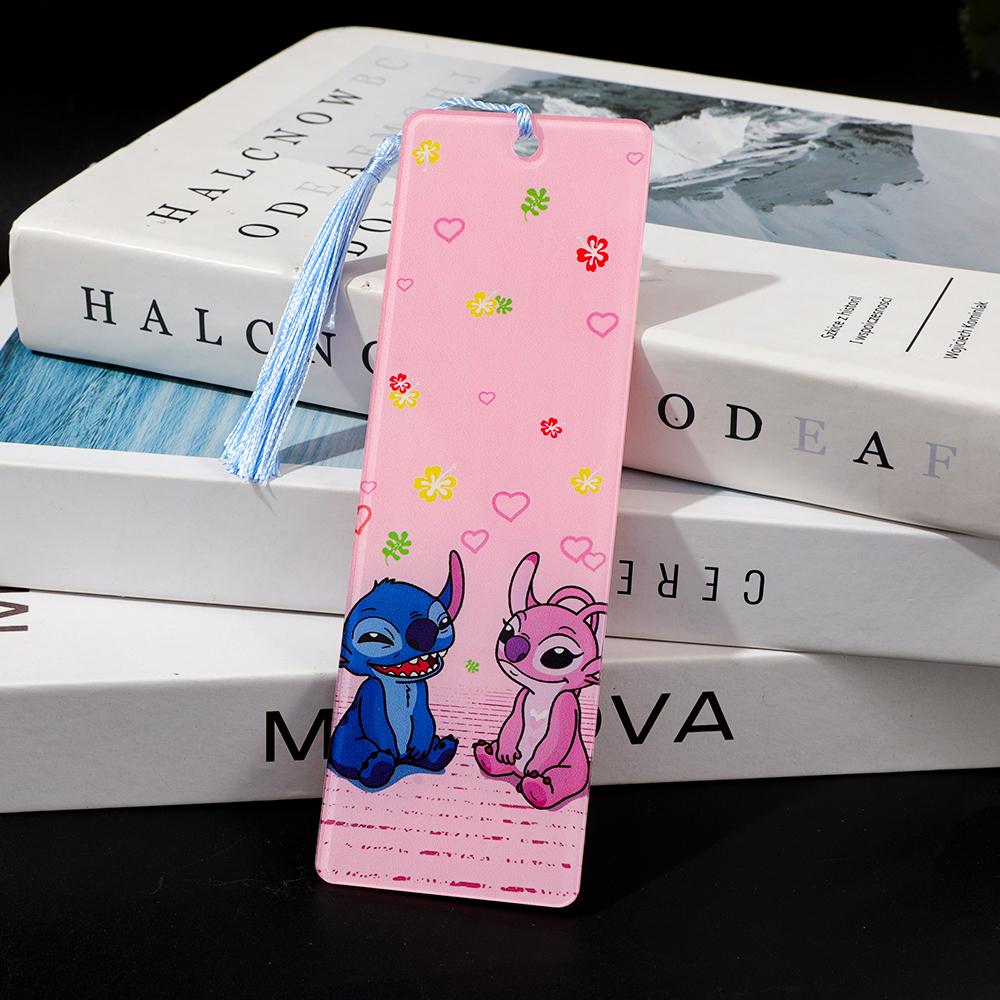 

Disneys Lilo Stitch BookmarkFeaturing A TasselA Cartoon Anime Style Accessory and Stationery Item Perfect for Students and Book Lovers A
