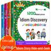 Idiom Discovery: Full Set of 4 Illustrated Hide-and-Seek Books for Kids