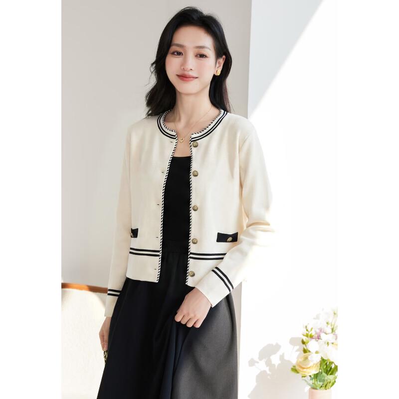 VICTORIA&VERA Women's Two-Piece Knitted Cardigan and Midi Dress Set