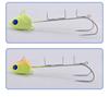 Tianya Luminous Ribbonfish Double Hook Sea Fishing Rig - Deep Sea Special Lure with Iron Plate and Lead Head Hook
