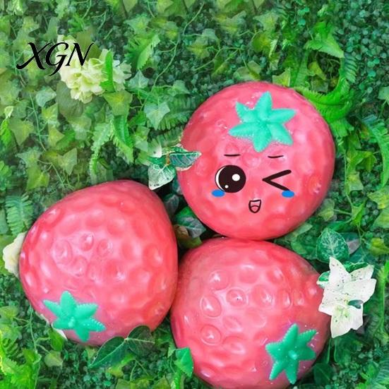 Sensory Squeeze Toy Color Changing Strawberry Simulated Fruit Bunny Duck Love TPR Stress Heart Ball Anxiety Relief Fidget