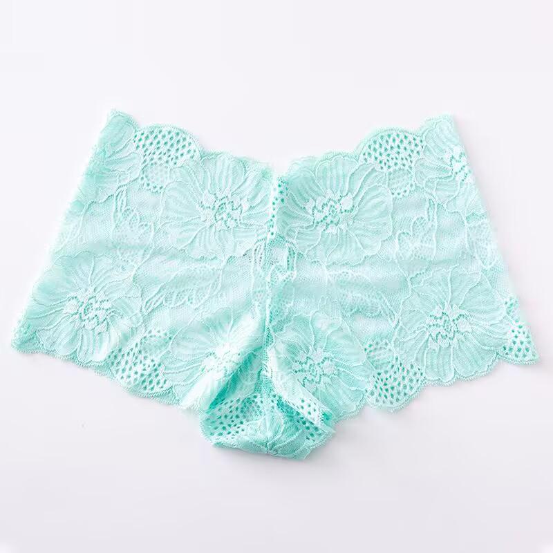 

Женские кружевные трусики-шорты с низкой посадкой S-XL Женское нижнее белье с цветочным принтом Сексуальные трусики Удобное нижнее белье L зелёный