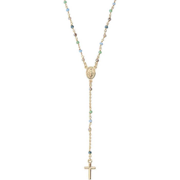 Collier - Argent 925,Or - Amen - CRO25GMUV4