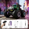 Cross-Country Big Foot RC Off-road Stunt Car with Spray Lights & Gear Shifting - Drop-Resistant Children's Toy