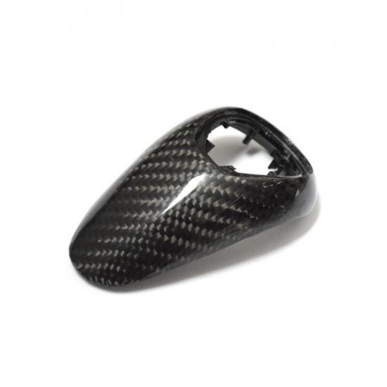 Luxury Carbon Fiber Car Inner Gear Shift Knnob Cover Trim Part For BMW M3 2014