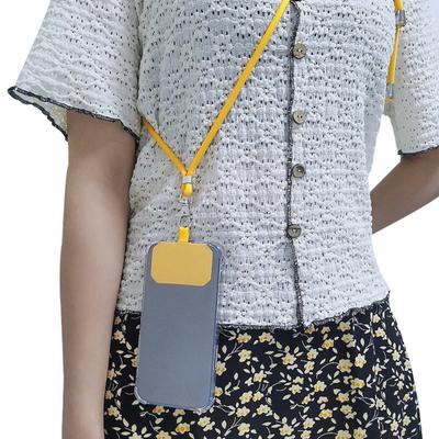 Lanière de téléphone Longueur bandoulière Mains libres Universelle Réglable Épaule Cou Lanière de téléphone