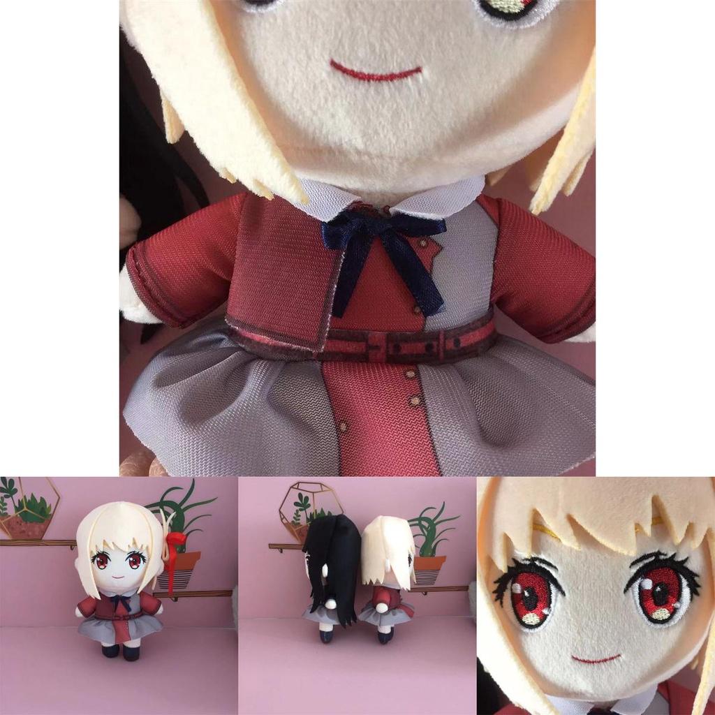 Lycoris Recoil Nishikigi Chisato Plush Toy Soft Squishy Anime Doll Xmas Gift