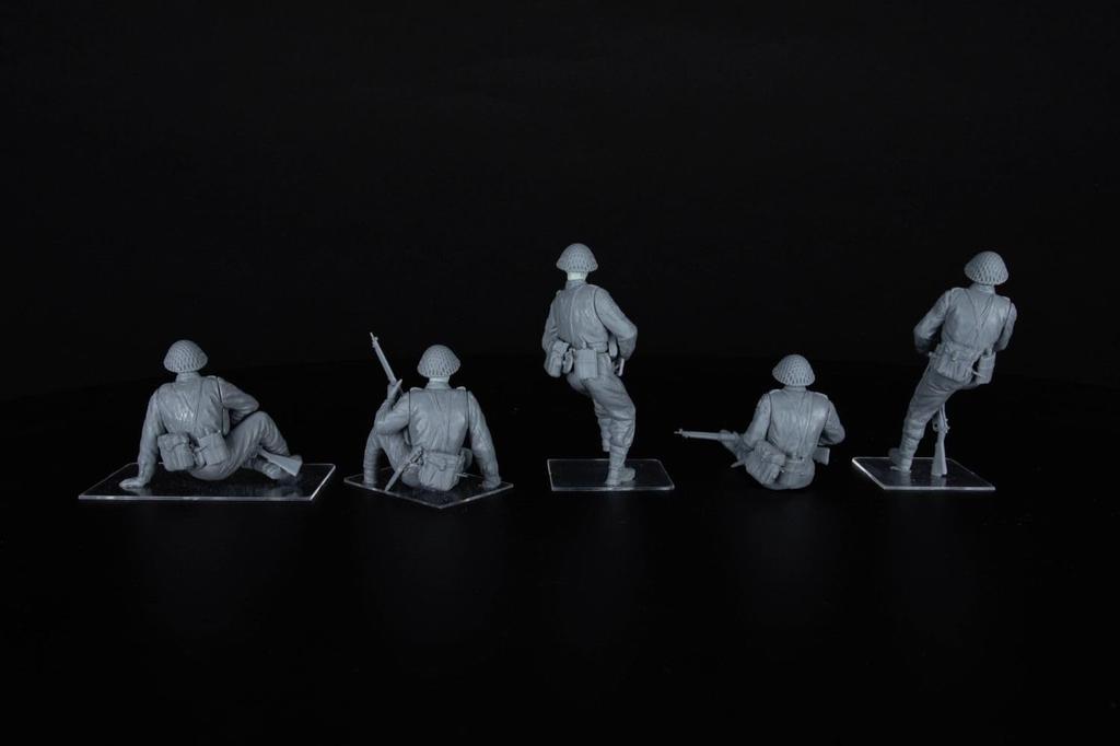Miniart British Tank Western Resin Head Plastic MA35496 1/35 Rider, Europe, Model, (Person)
