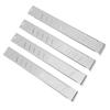 4Pcs/Set Stainless Steel Camp Stove Wind Shelter Foldable Detachable Stove Windscreen 40 Holes Wind Shielding Ring