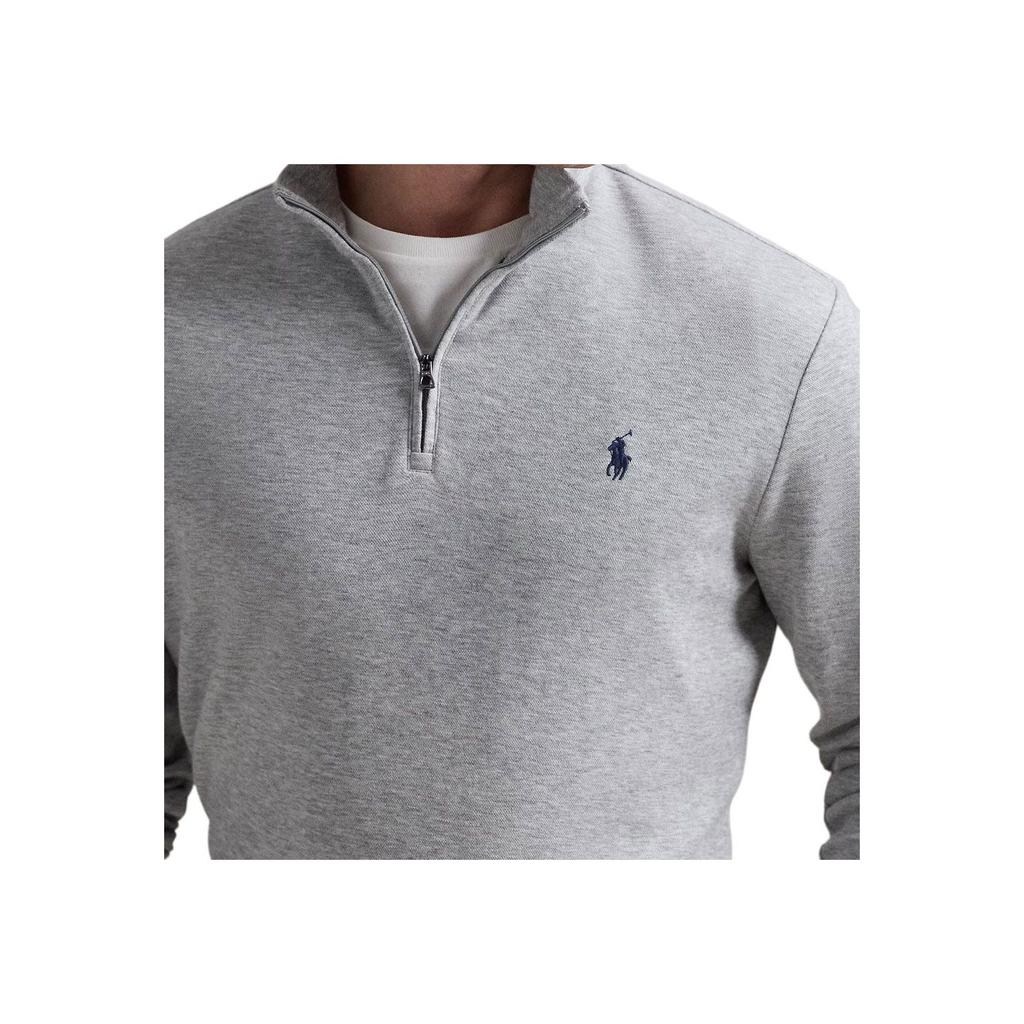 Polo Ralph Lauren Embroidered Pony Jacquard Quarter-Zip Pullover Polo Shirt Men tops 710964531-002