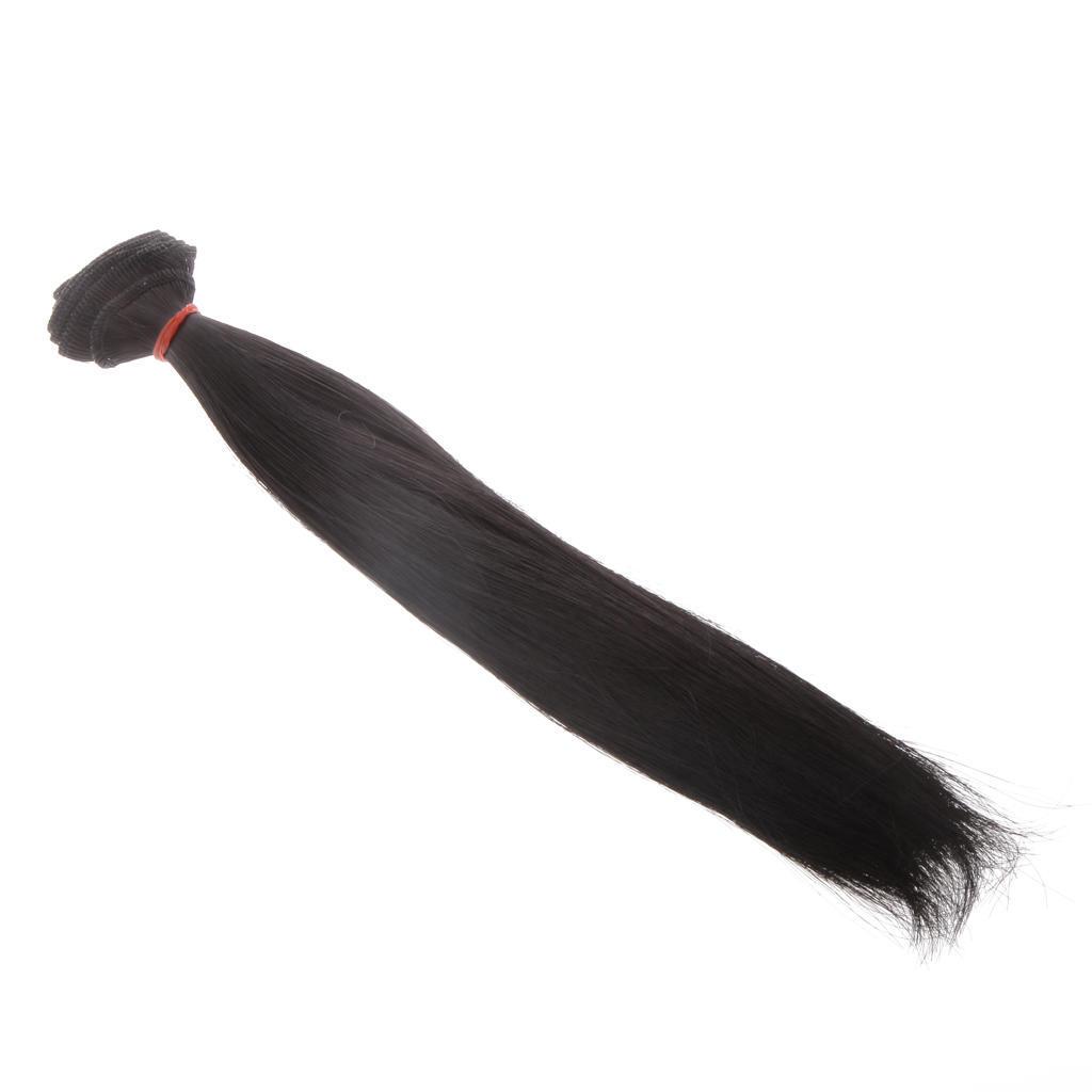 Fashion 25x100cm DIY straight hair wig wig 1/3 1/4 1/6 Kids Gifts Doll BJD SD repair Dolls  parts Girls Toys