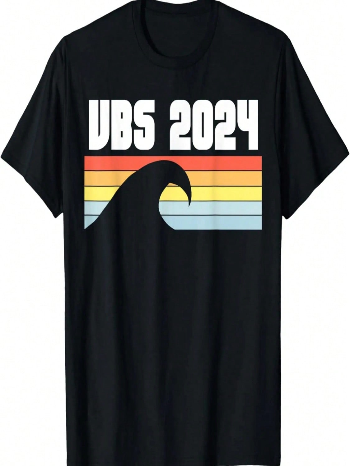 I Love VBS 2024 Crew Vacation Bible School Beach Wave T-Shirt S разноцветный