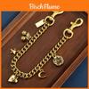 Style Cherry Fruit Bag Charm With Metallic Chain For Womens Fashion Accessory