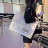 Silver Bag Clothing Store's Large Capacity Handheld Non-Woven Laser Tote Bag - Souvenir Gift Bag