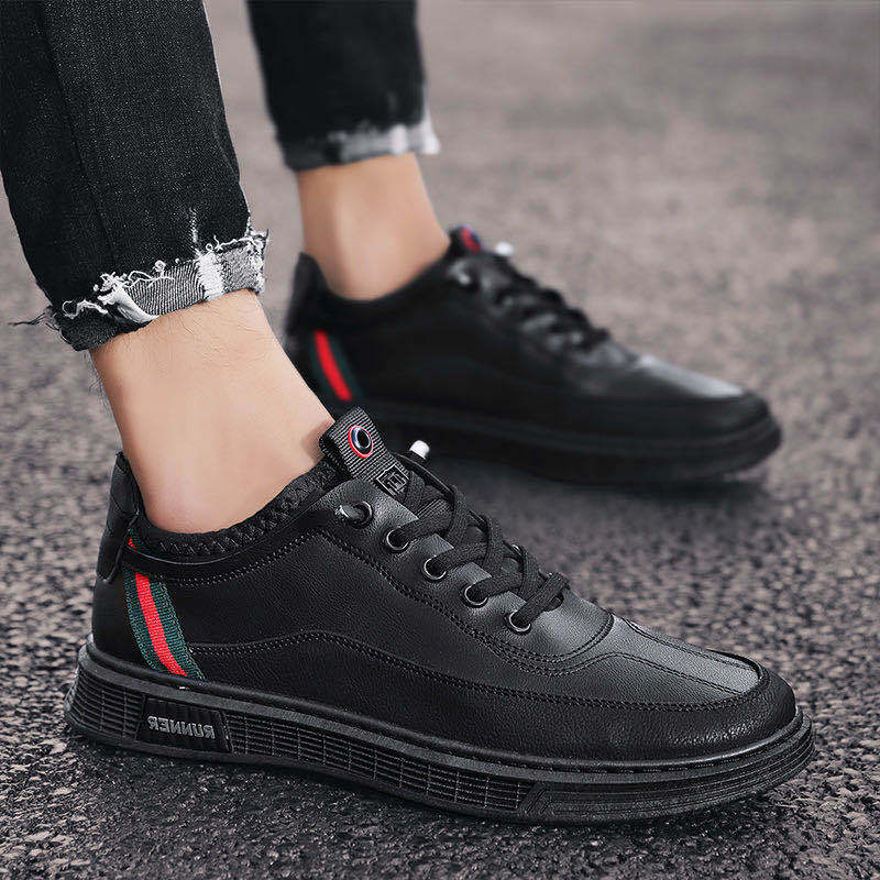 

Board shoes 2025 spring and autumn new little white shoes men s Korean version with cotton British casual leather shoes men s breathable trend me 44